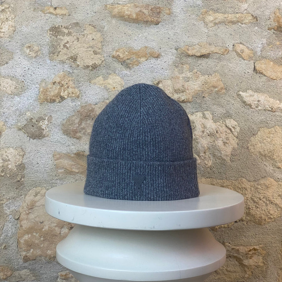 AMI Paris Ami de Coeur Cashmere Beanie