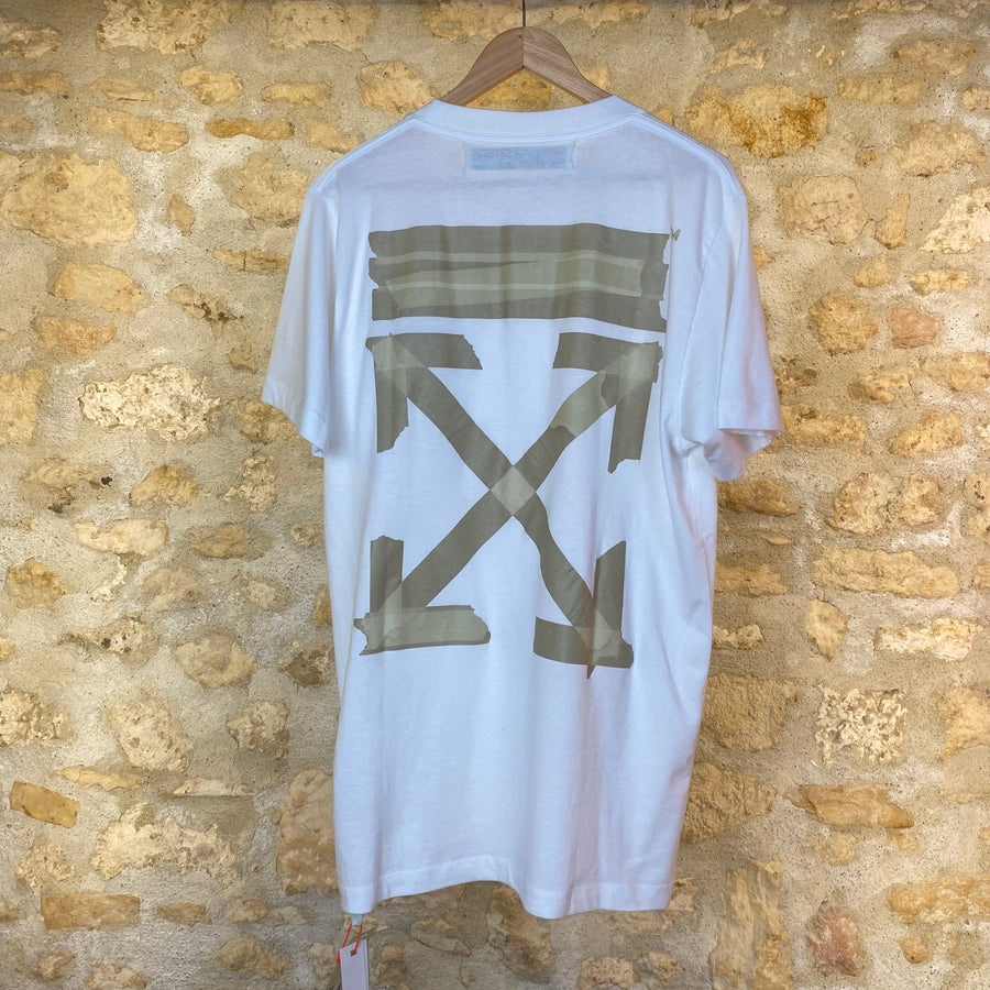 Off White T-shirt Sand Tape