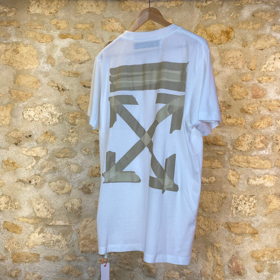 Off White T-shirt Sand Tape