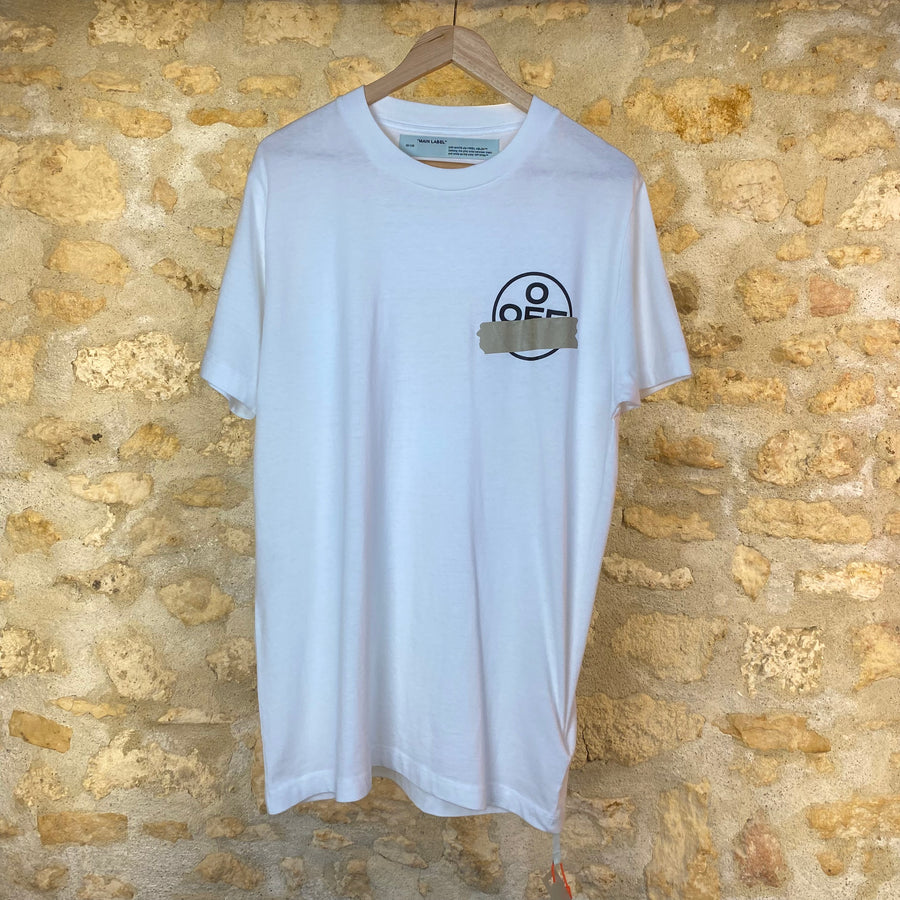 Off White T-shirt Sand Tape