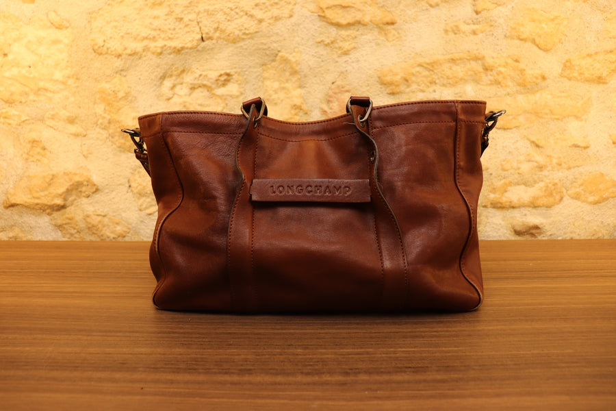 Longchamp sac en cuir