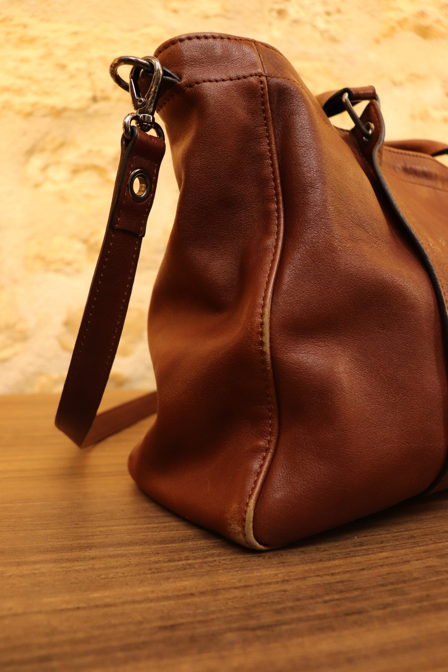 Longchamp sac en cuir