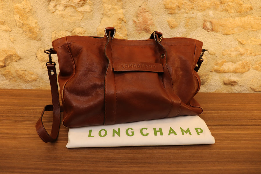 Longchamp sac en cuir