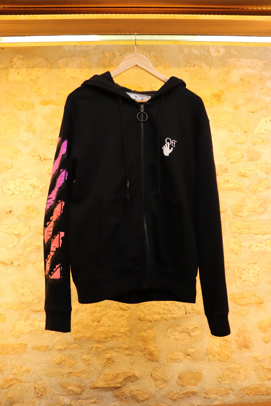 Off-White Red Purple Arrow Hoodie