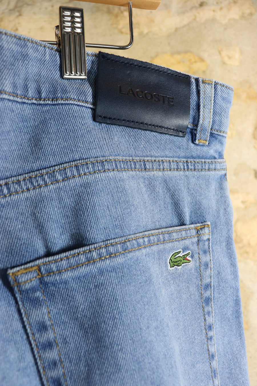 Lacoste Washed Bleach Jean