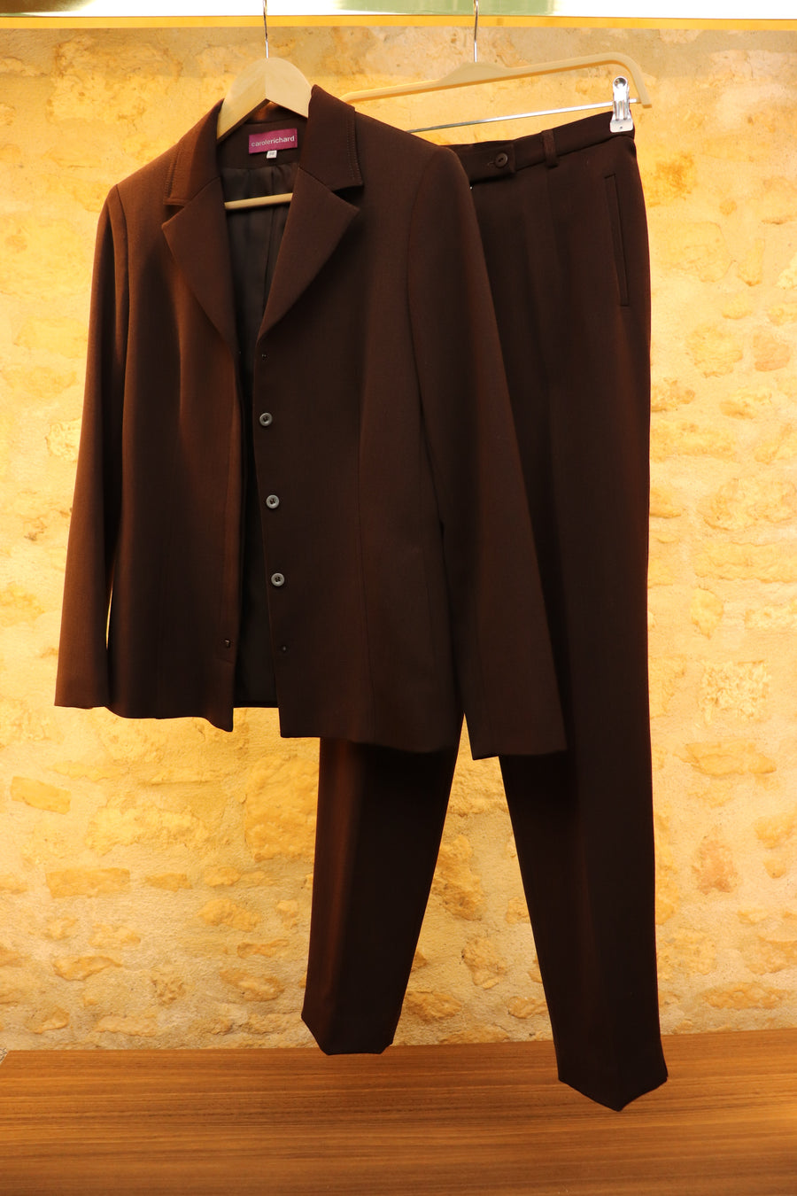 Carole Richard Chocolate Pantsuit