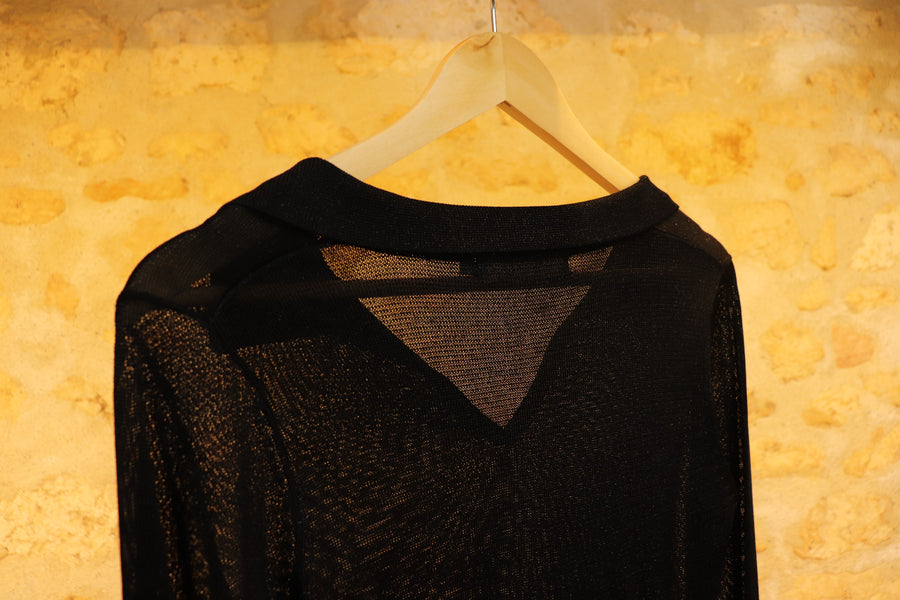 V-Neck Sweater with Lapels