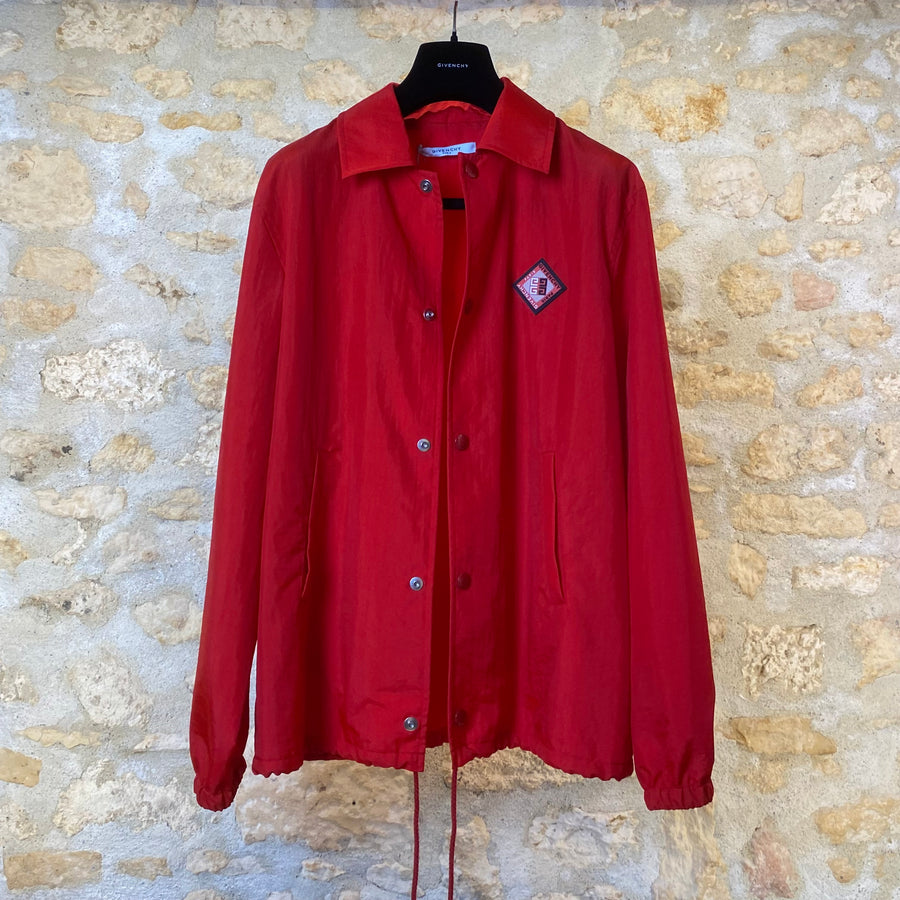 Veste Coupe Vent Rouge