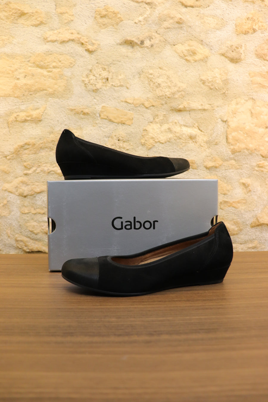 Gabor Wedge Pumps