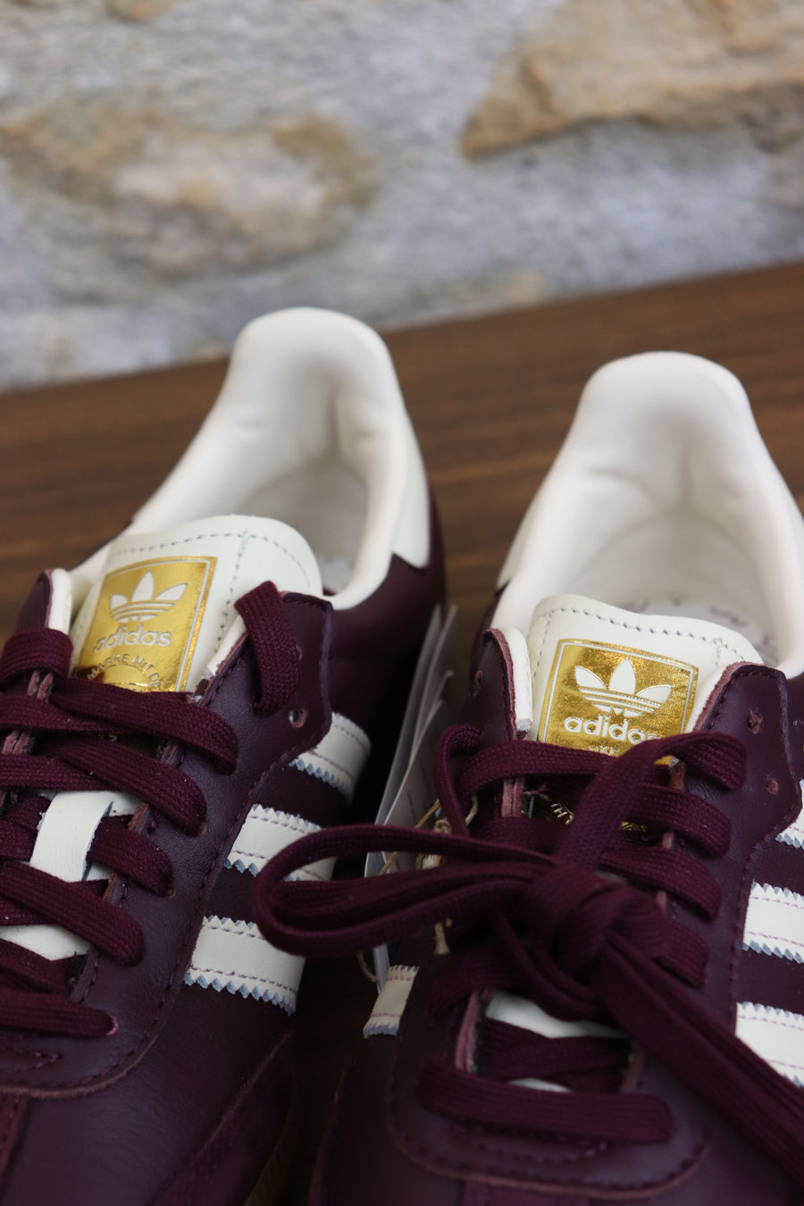 Samba Maroon Gold Metallic