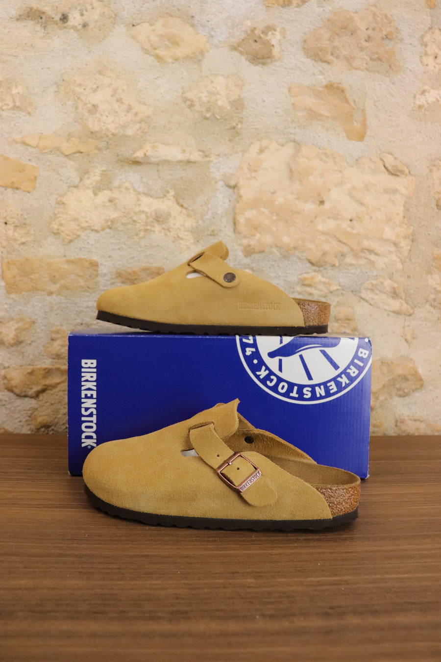 Birkenstock Boston Latte Cream