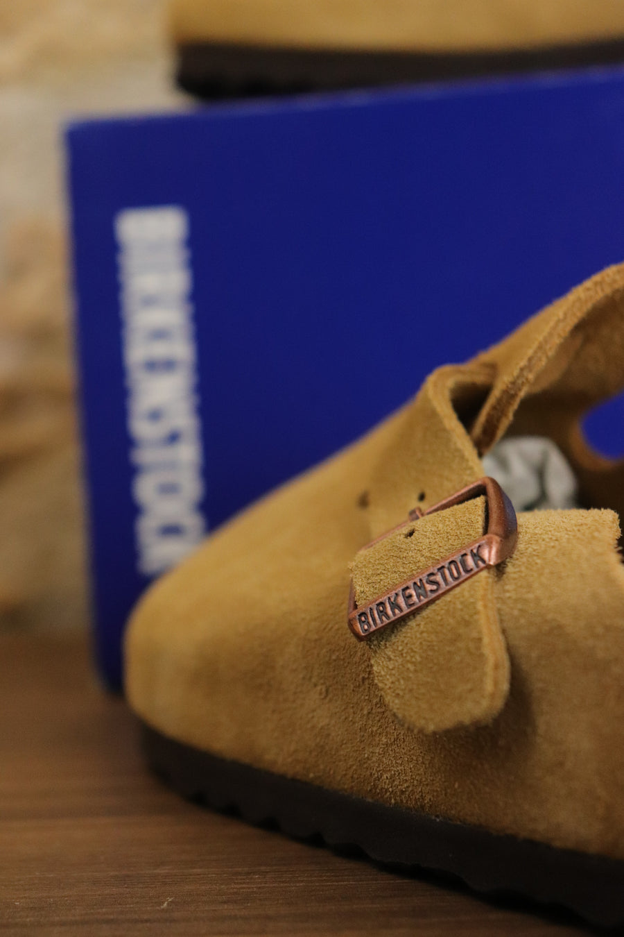 Birkenstock Boston Latte Cream