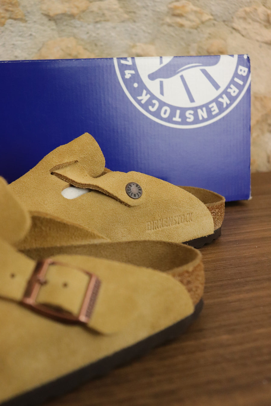 Birkenstock Boston Latte Cream