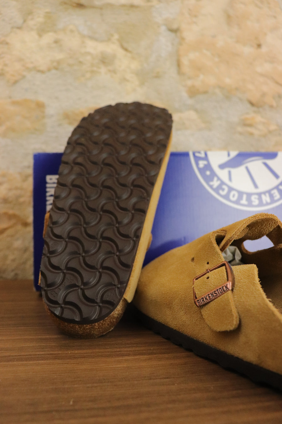 Birkenstock Boston Latte Cream