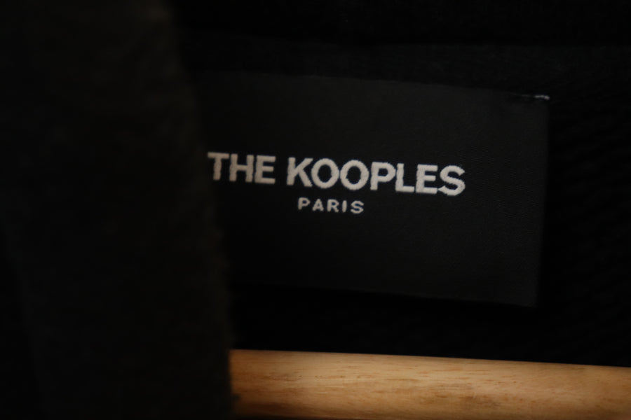 The Kooples Sweat Leather Logo Plaque