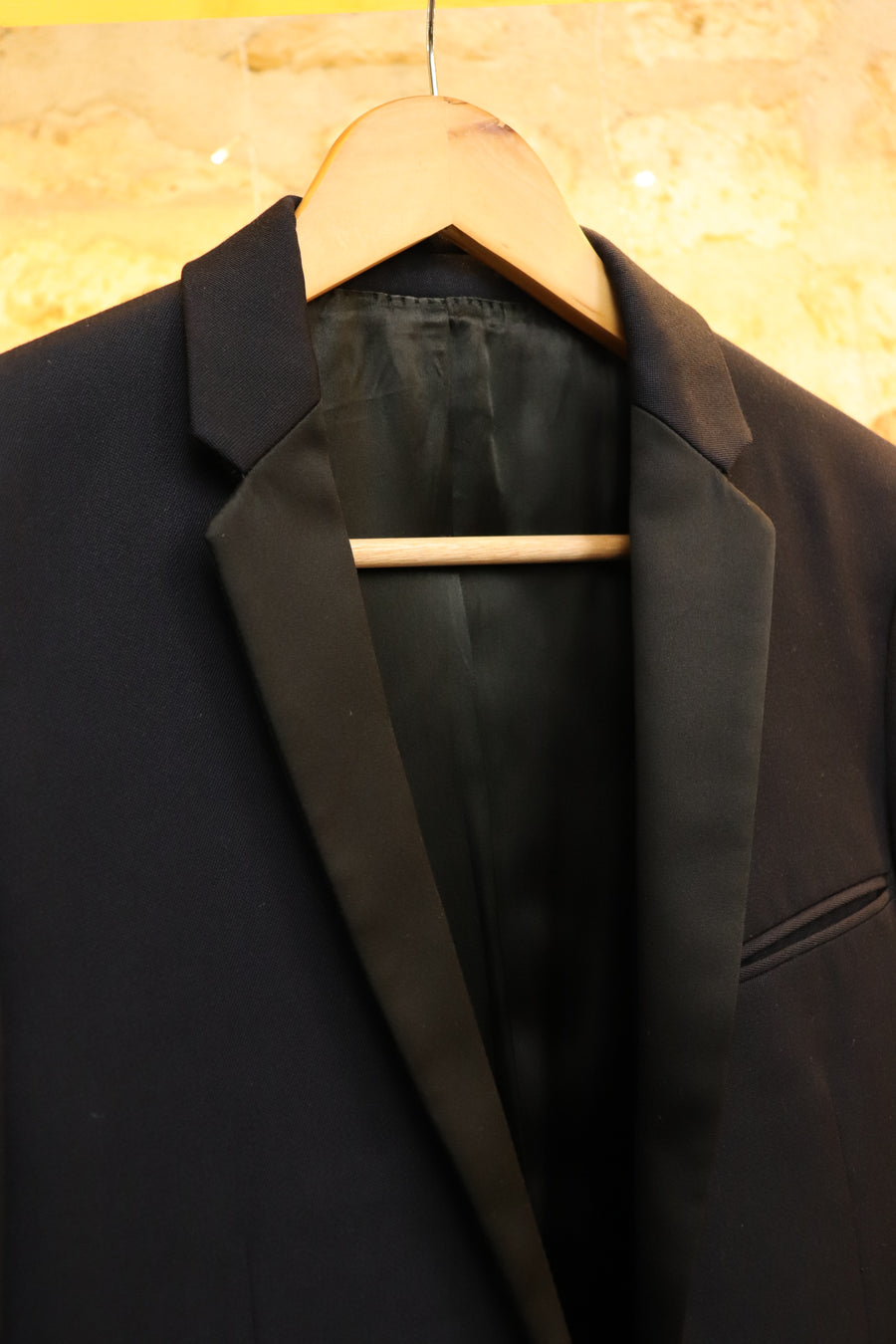 Sandro Blazer Midnight Blue en Laine