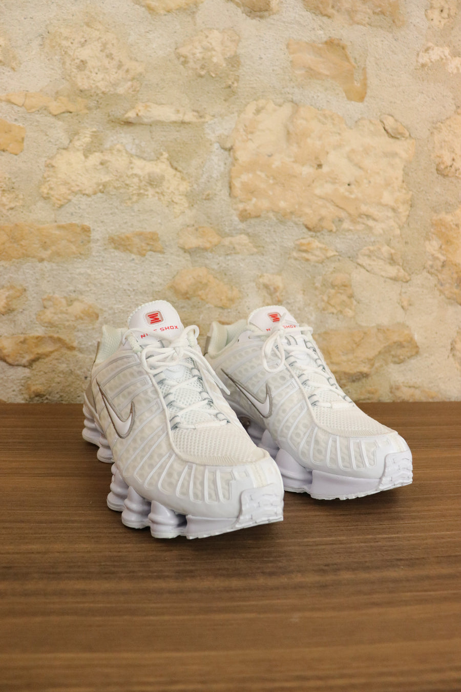 Nike Shox TL White Metallic Silver