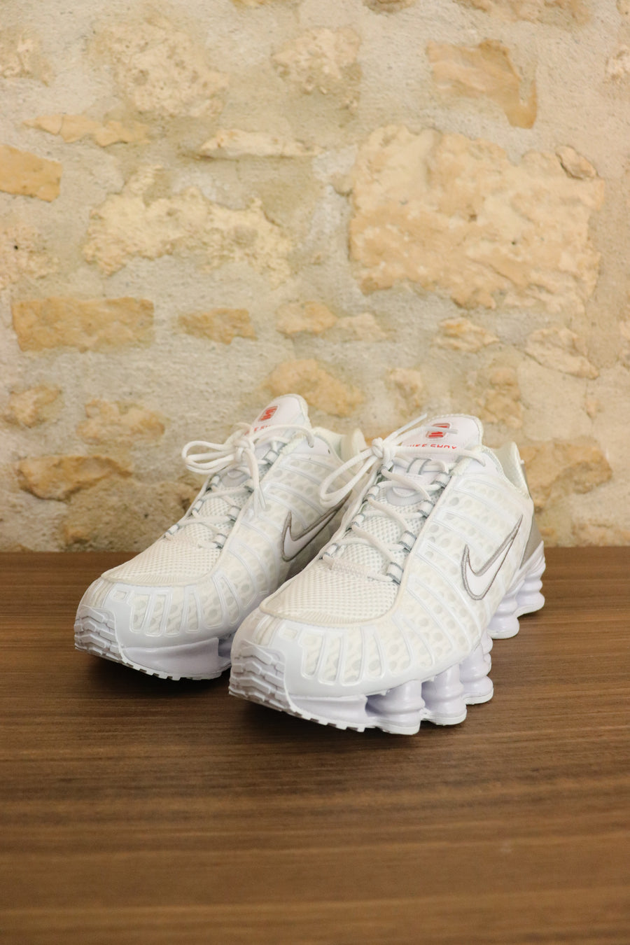 Nike Shox TL White Metallic Silver