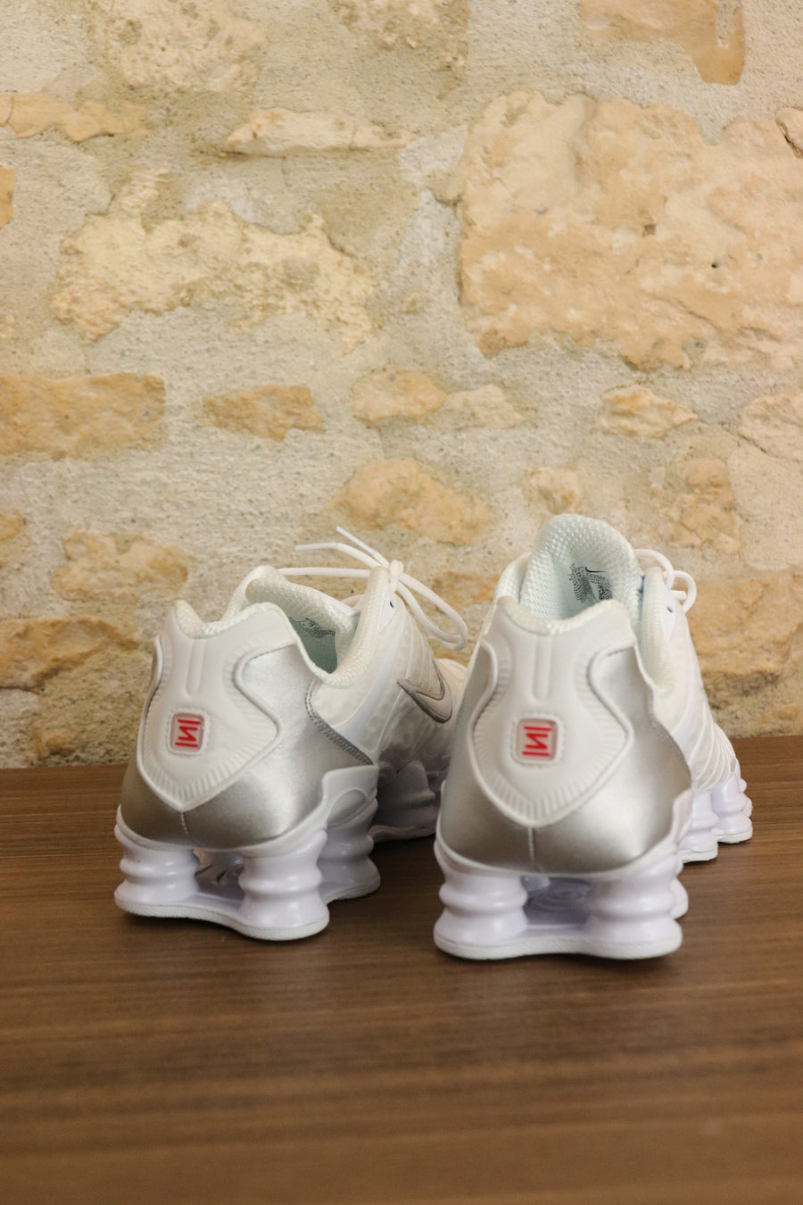 Nike Shox TL White Metallic Silver