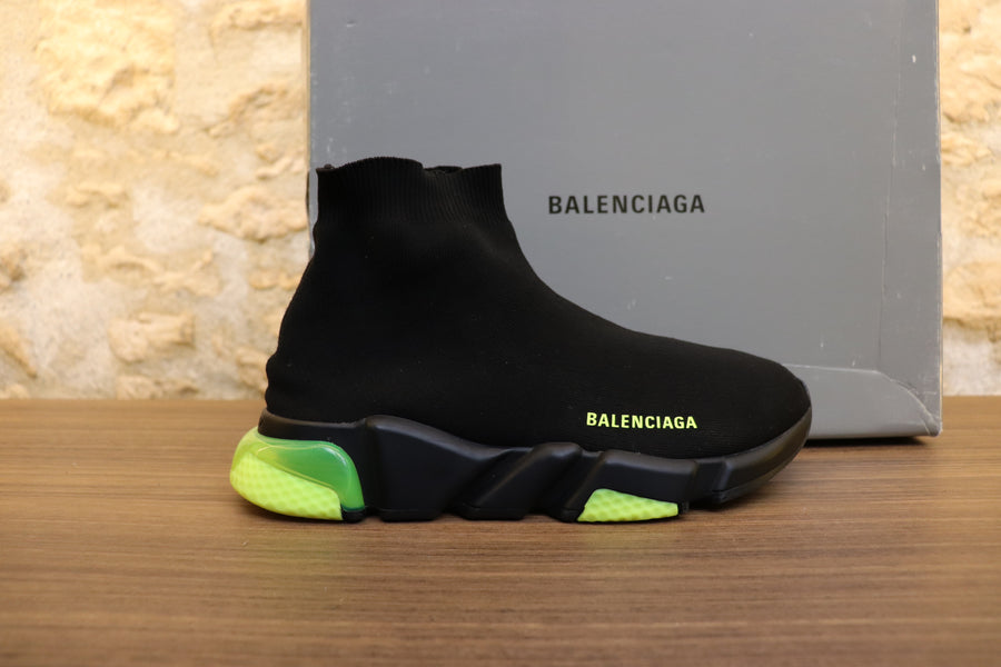 Balenciaga Speed ​​Trainer Clearsole Yellow Fluo