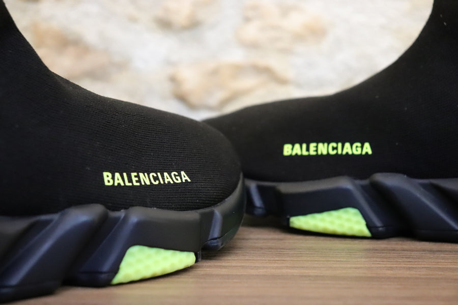 Balenciaga Speed ​​Trainer Clearsole Yellow Fluo