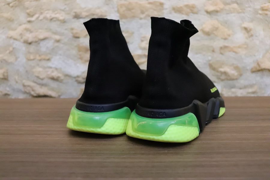 Balenciaga Speed ​​Trainer Clearsole Yellow Fluo