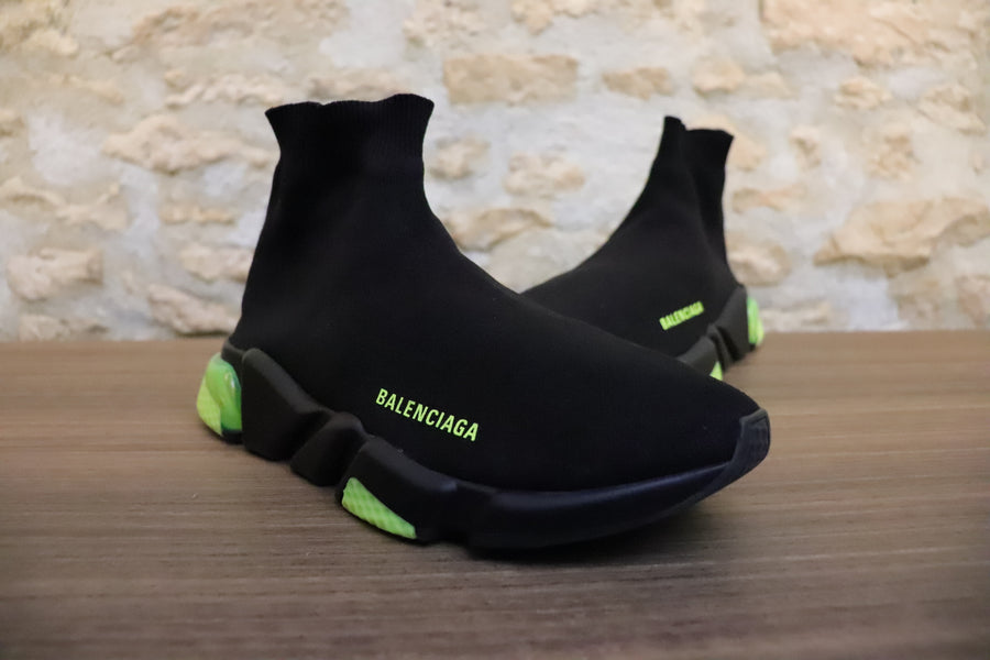 Balenciaga Speed ​​Trainer Clearsole Yellow Fluo