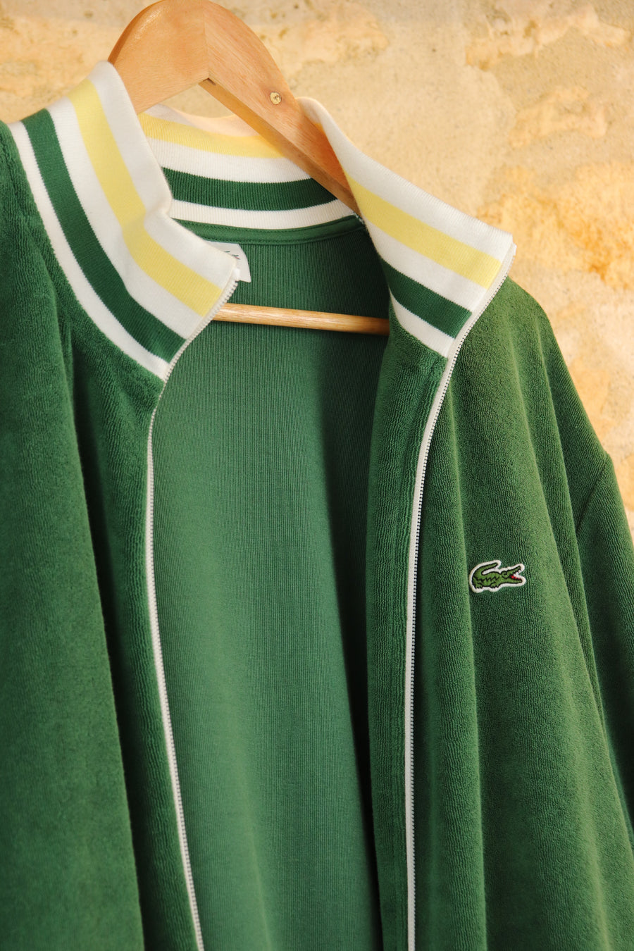 Lacoste Pull zip en éponge