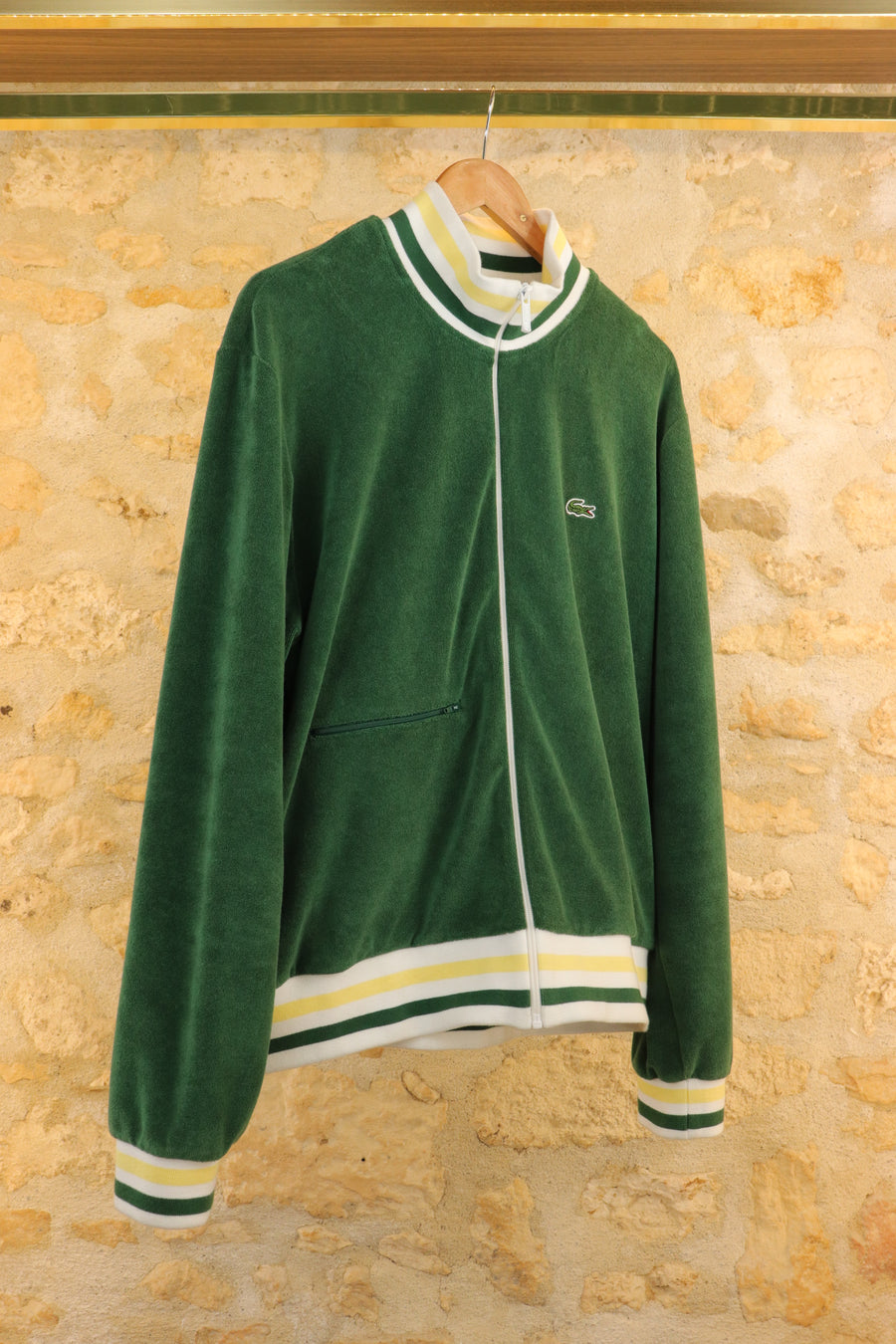 Lacoste Pull zip en éponge