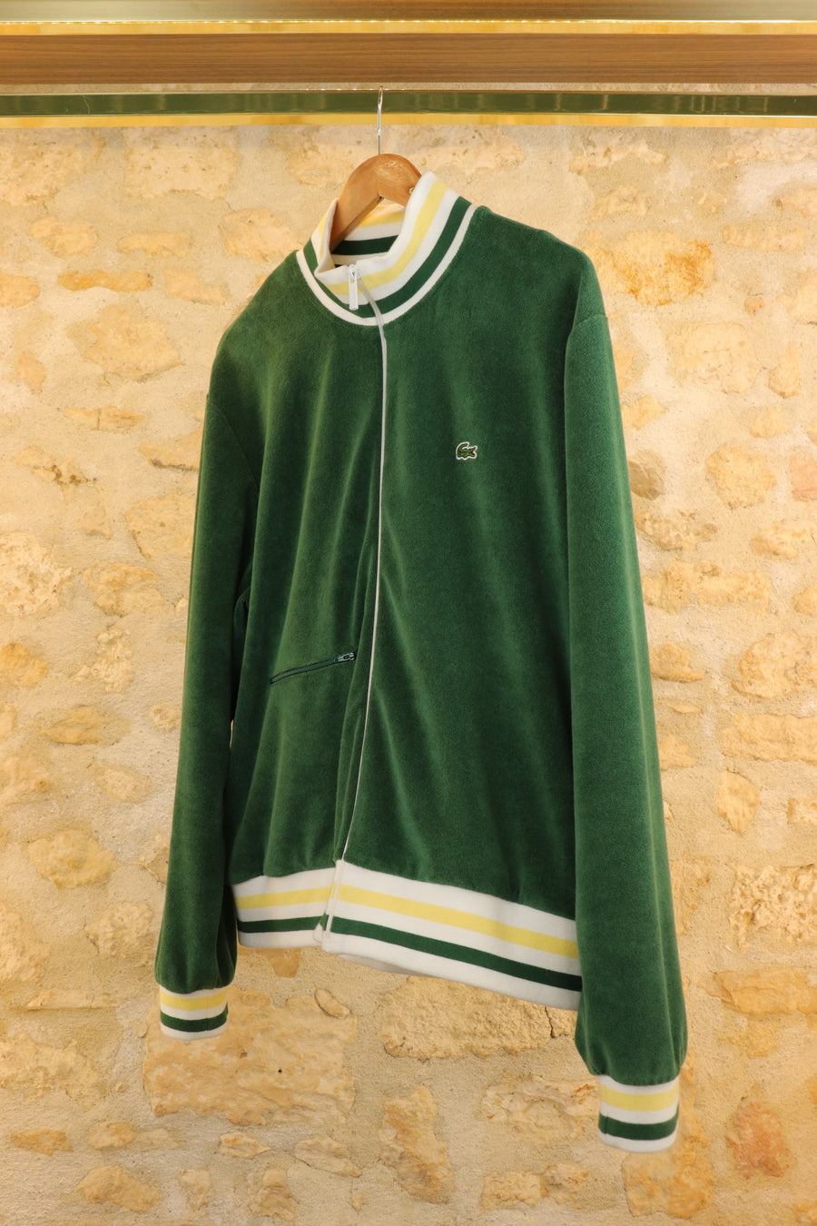 Lacoste Pull zip en éponge