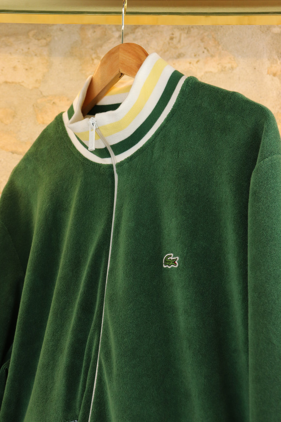 Lacoste Pull zip en éponge