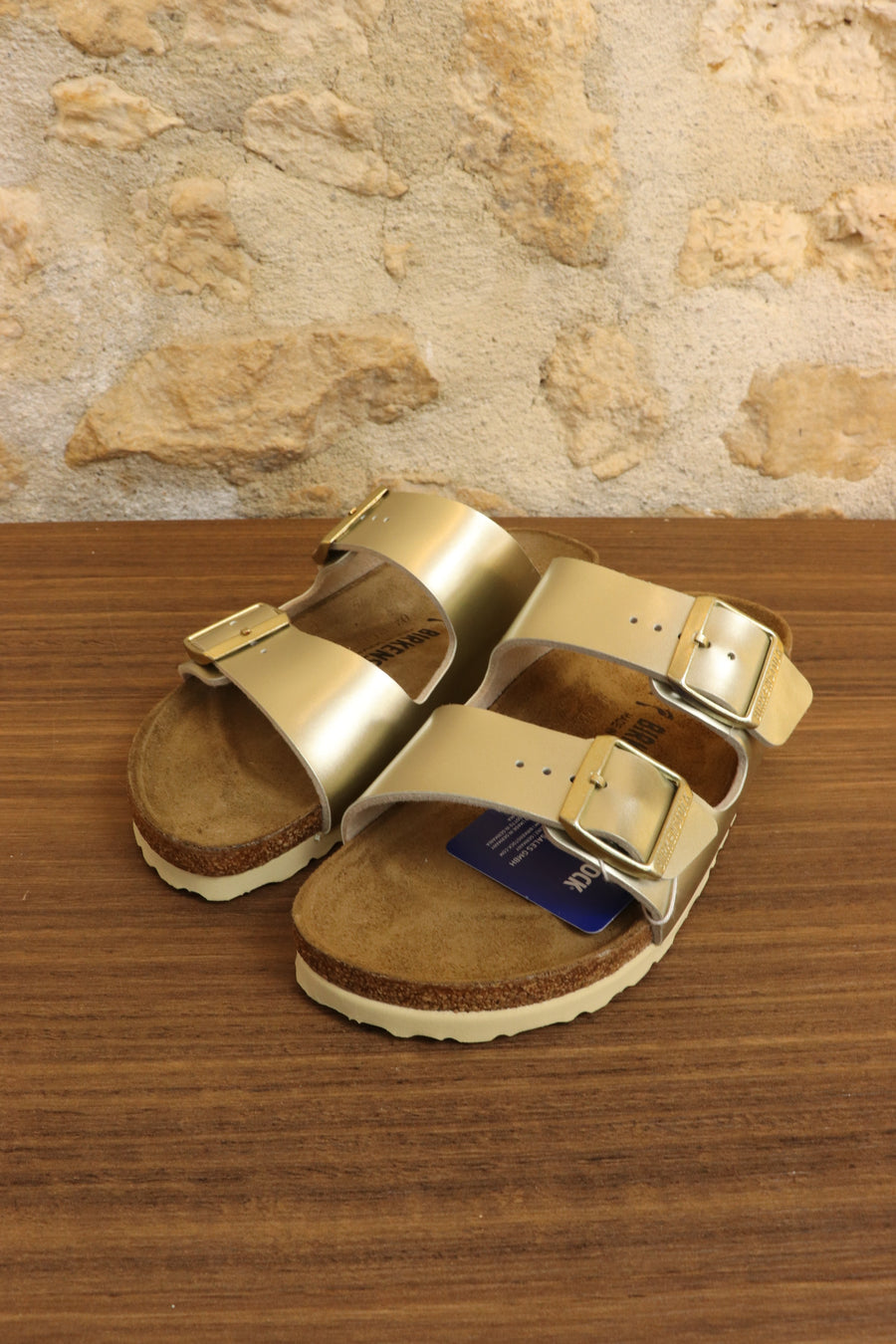 Birkenstock Arizona Electric Metallic Gold