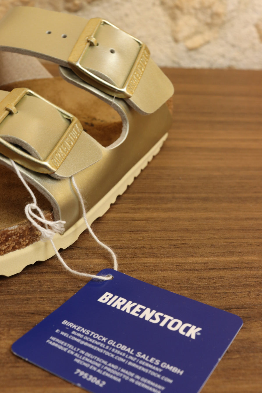 Birkenstock Arizona Electric Metallic Gold