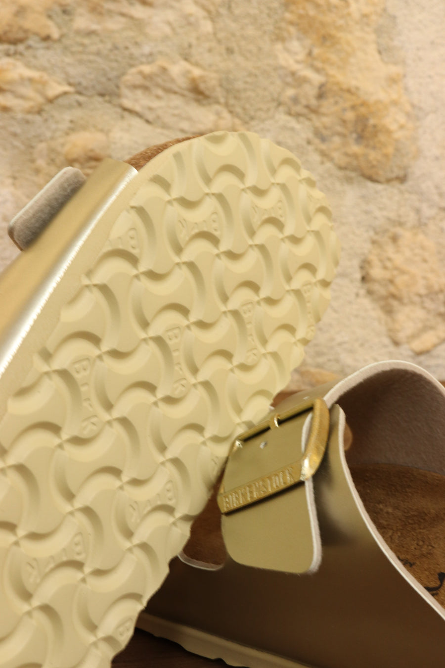 Birkenstock Arizona Electric Metallic Gold