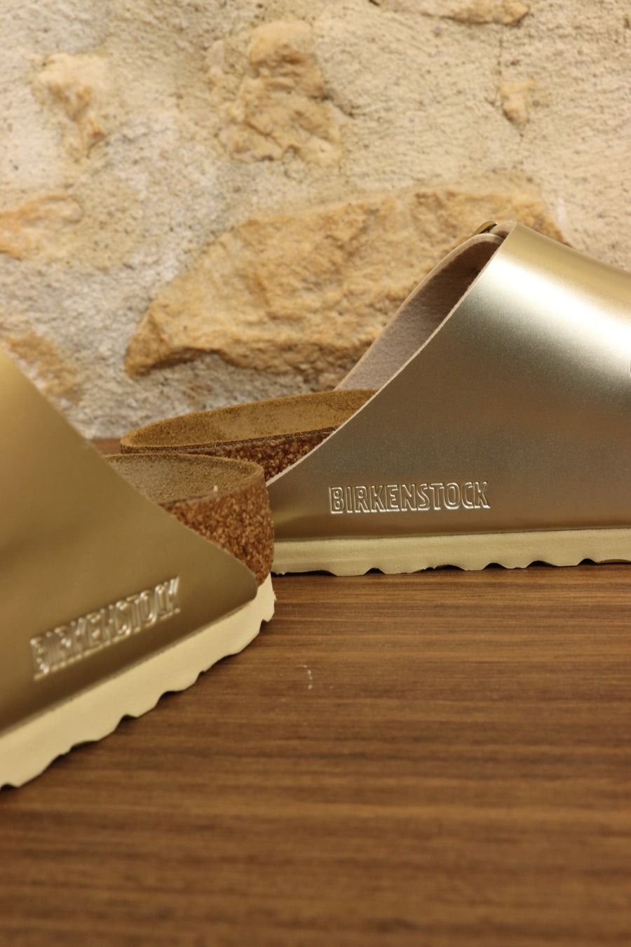 Birkenstock Arizona Electric Metallic Gold