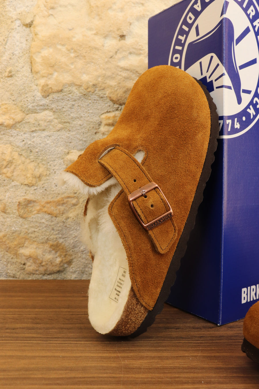 Birkenstock Boston Shearling Mink