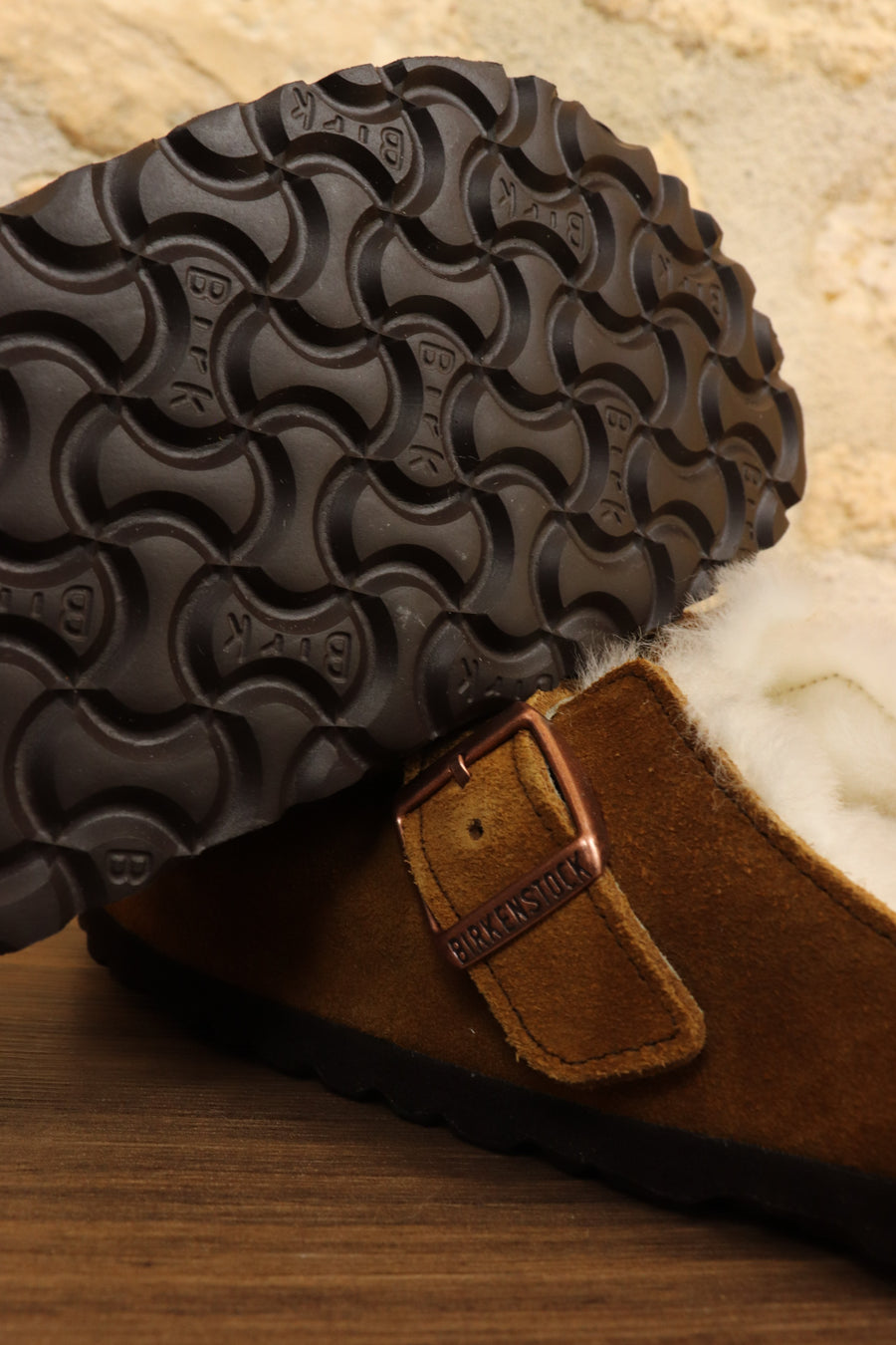 Birkenstock Boston Shearling Mink