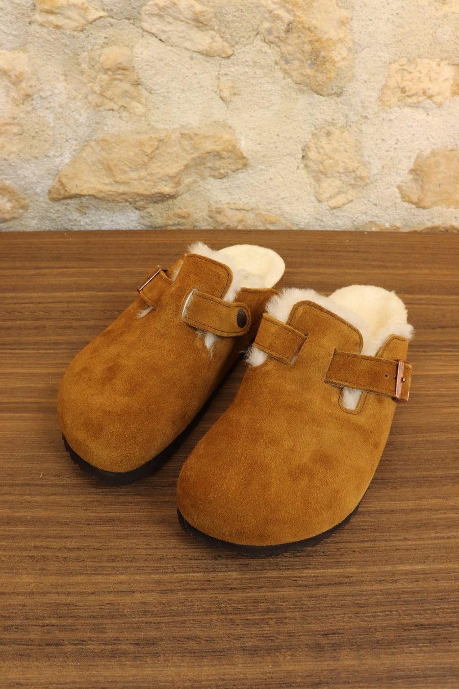 Birkenstock Boston Shearling Mink