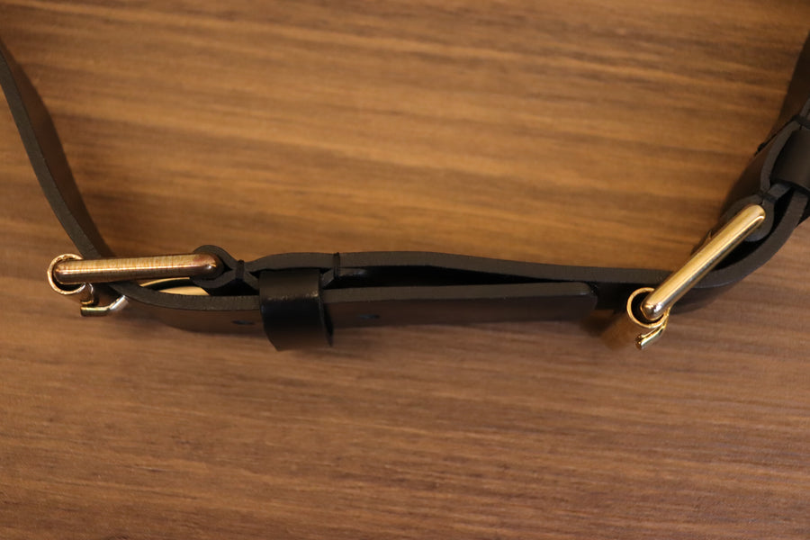 Moschino ceinture fine avec rallonge
