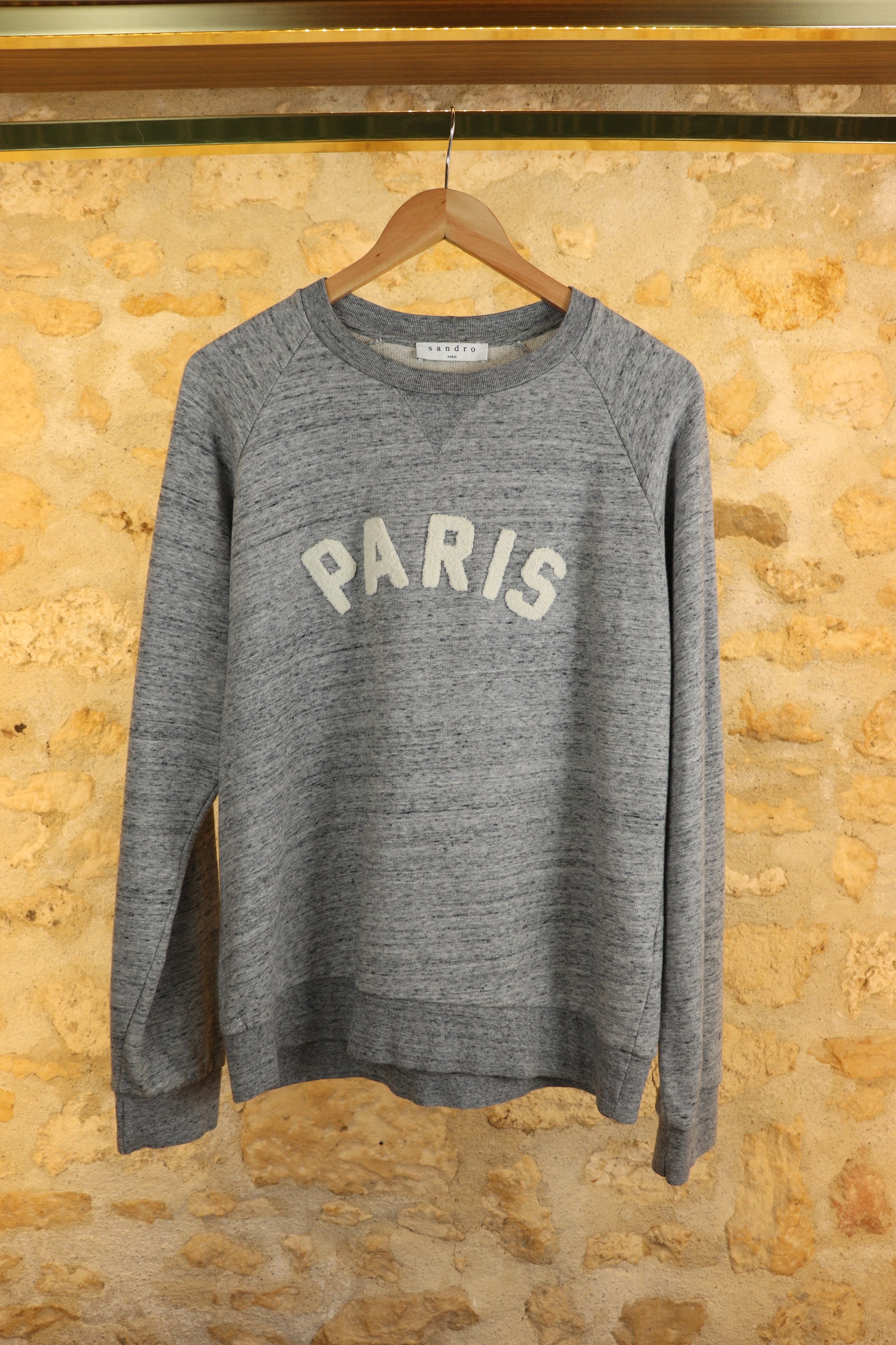 Sandro Paris Sweatshirt Sandro Paris Evil Hoodie Sweatshirt Black