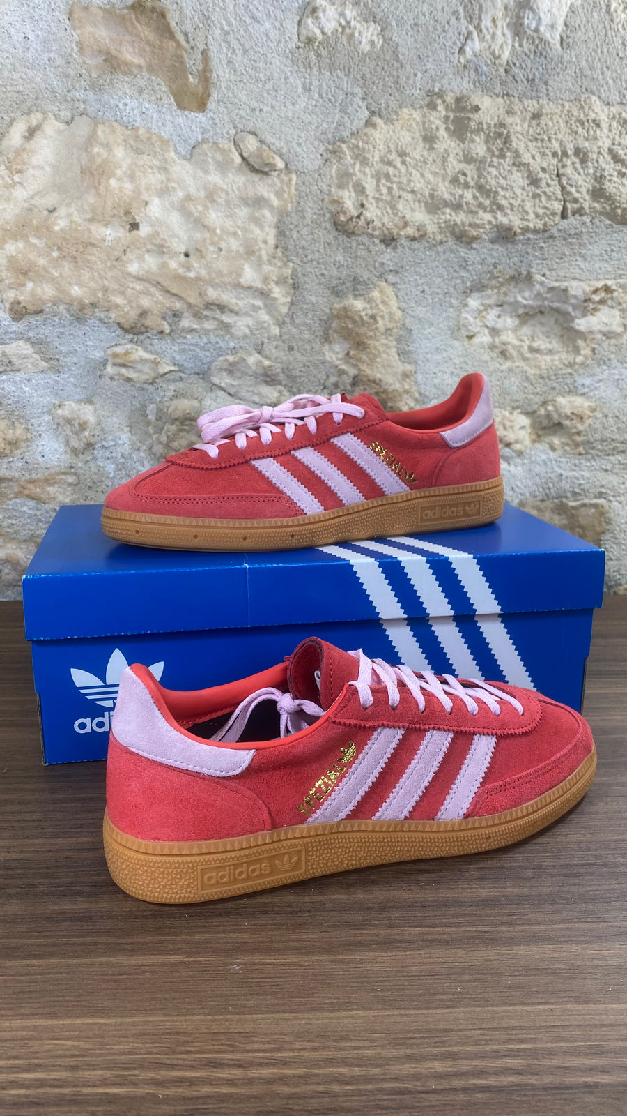 Adidas Handball Spezial Bright Red Clear Pink