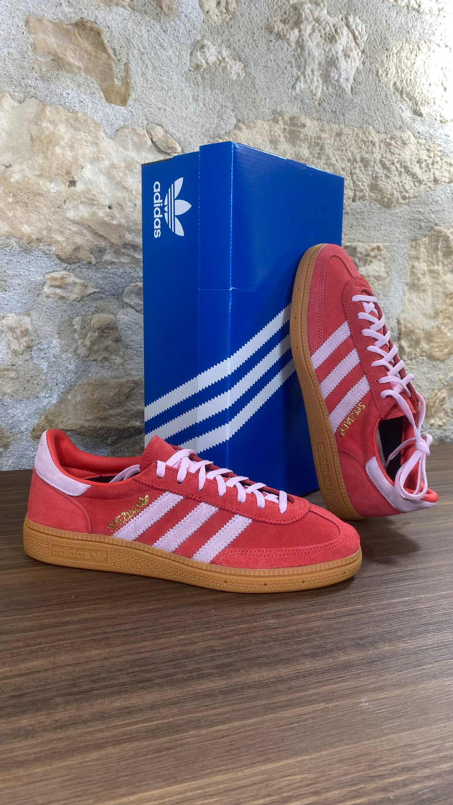 Adidas Handball Spezial Bright Red Clear Pink