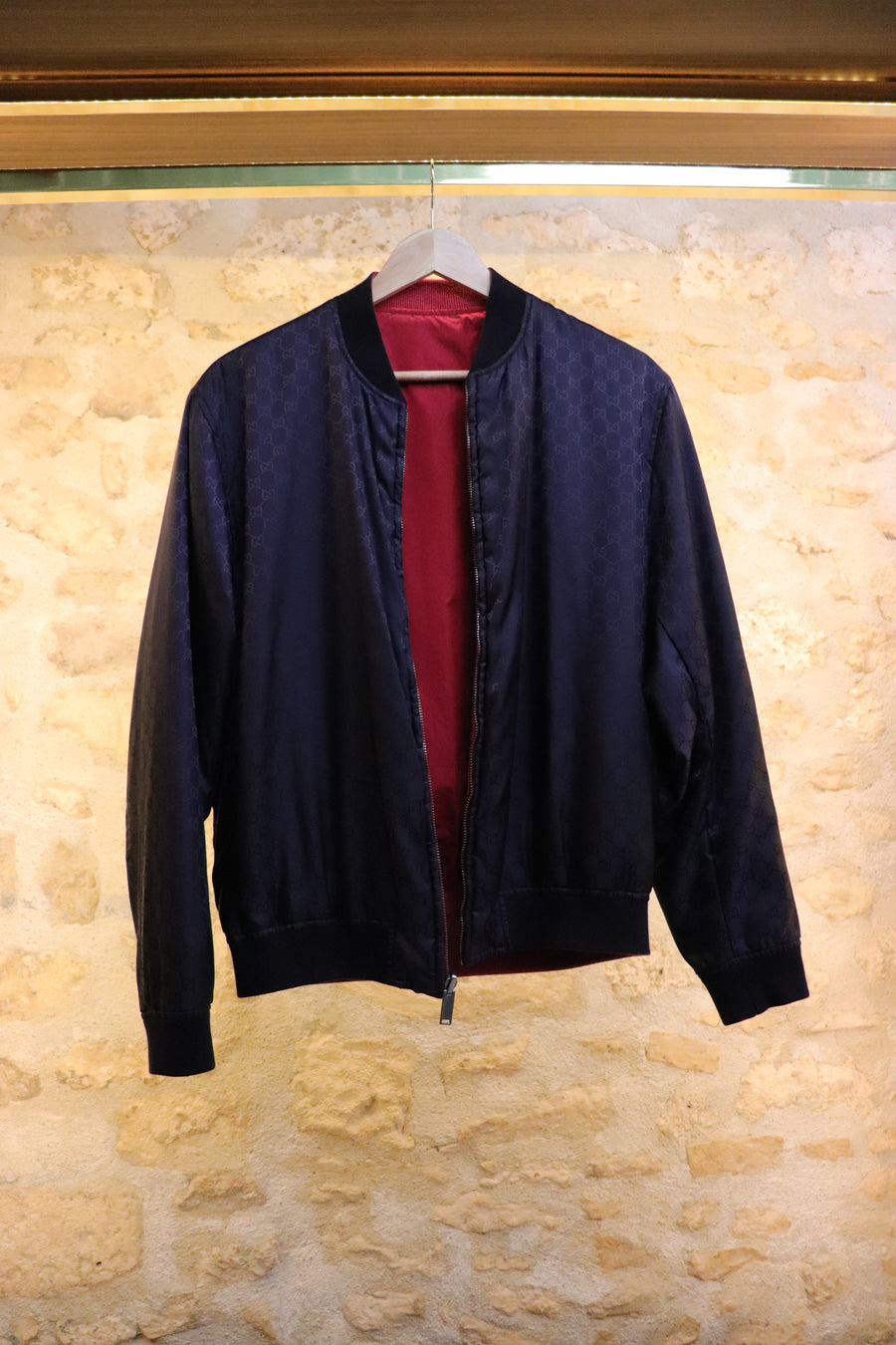 Gucci Veste Reversible GG Midnight Blue