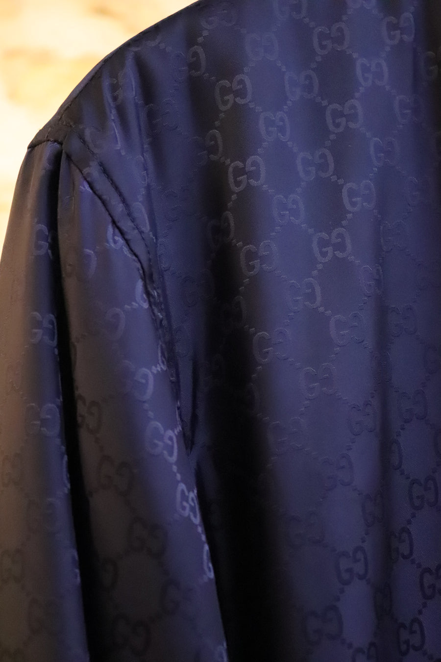 Gucci Veste Reversible GG Midnight Blue