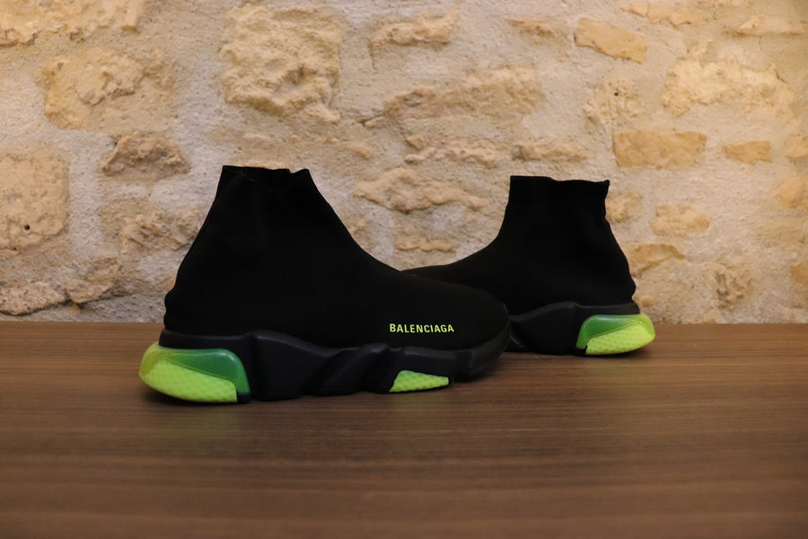 Balenciaga Speed ​​Trainer Clearsole Yellow Fluo