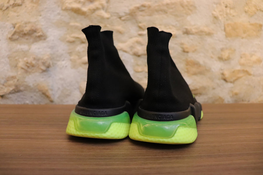 Balenciaga Speed ​​Trainer Clearsole Yellow Fluo