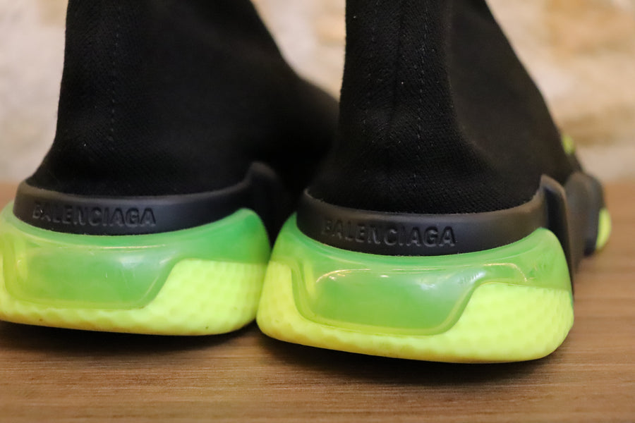 Balenciaga Speed ​​Trainer Clearsole Yellow Fluo