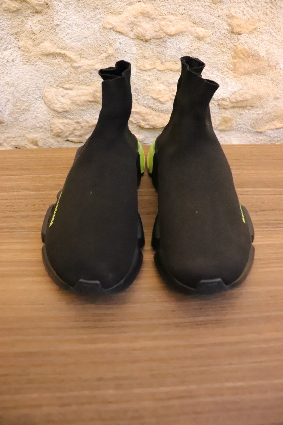 Balenciaga Speed ​​Trainer Clearsole Yellow Fluo
