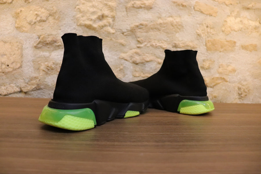 Balenciaga Speed ​​Trainer Clearsole Yellow Fluo
