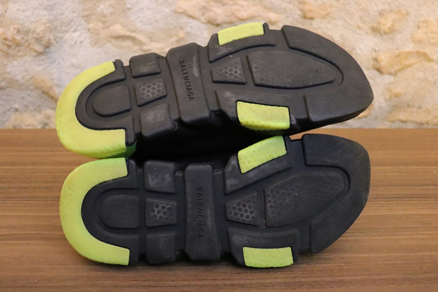 Balenciaga Speed ​​Trainer Clearsole Yellow Fluo